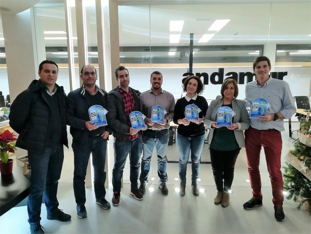 Andamur recibe una nueva certificación de calidad
