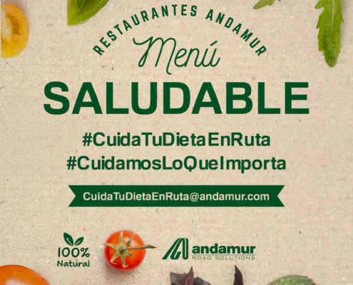 Andamur presenta un Menú Saludable en todos sus restaurantes dentro del plan de RSC #CuidamosLoQueImporta