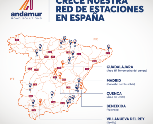 crece red estaciones asociadas andamur