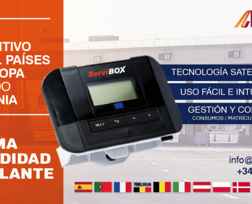 Andamur lanza ServiBOX, un único dispositivo de peajes apto 11 países de Europa