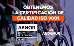 Andamur obtains the ISO 9001 quality certificate for all its stations