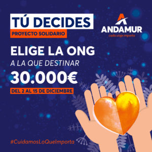 You decide, Andamur’s solidarity campaign starts today