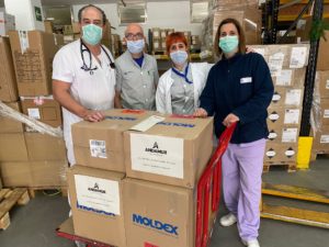 Andamur donates 9.600 masks to hospitals in different parts of Spain