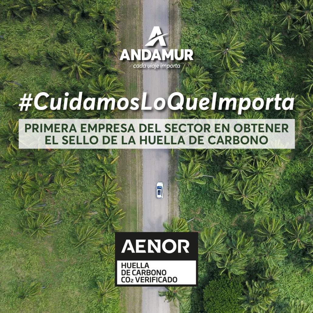 Andamur primera empresa del sector en obtener el Sello de la Huella de Carbono