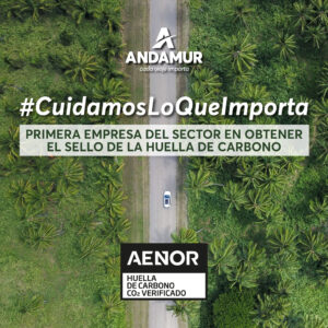 Andamur primera empresa del sector en obtener el Sello de la Huella de Carbono