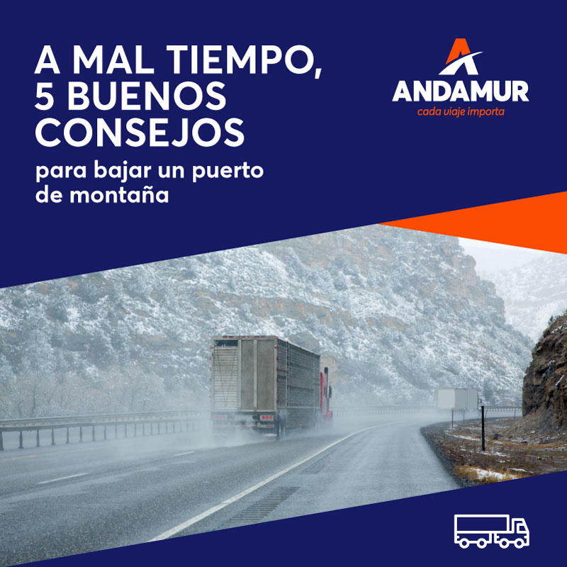 How to descend a mountain pass with a loaded truck