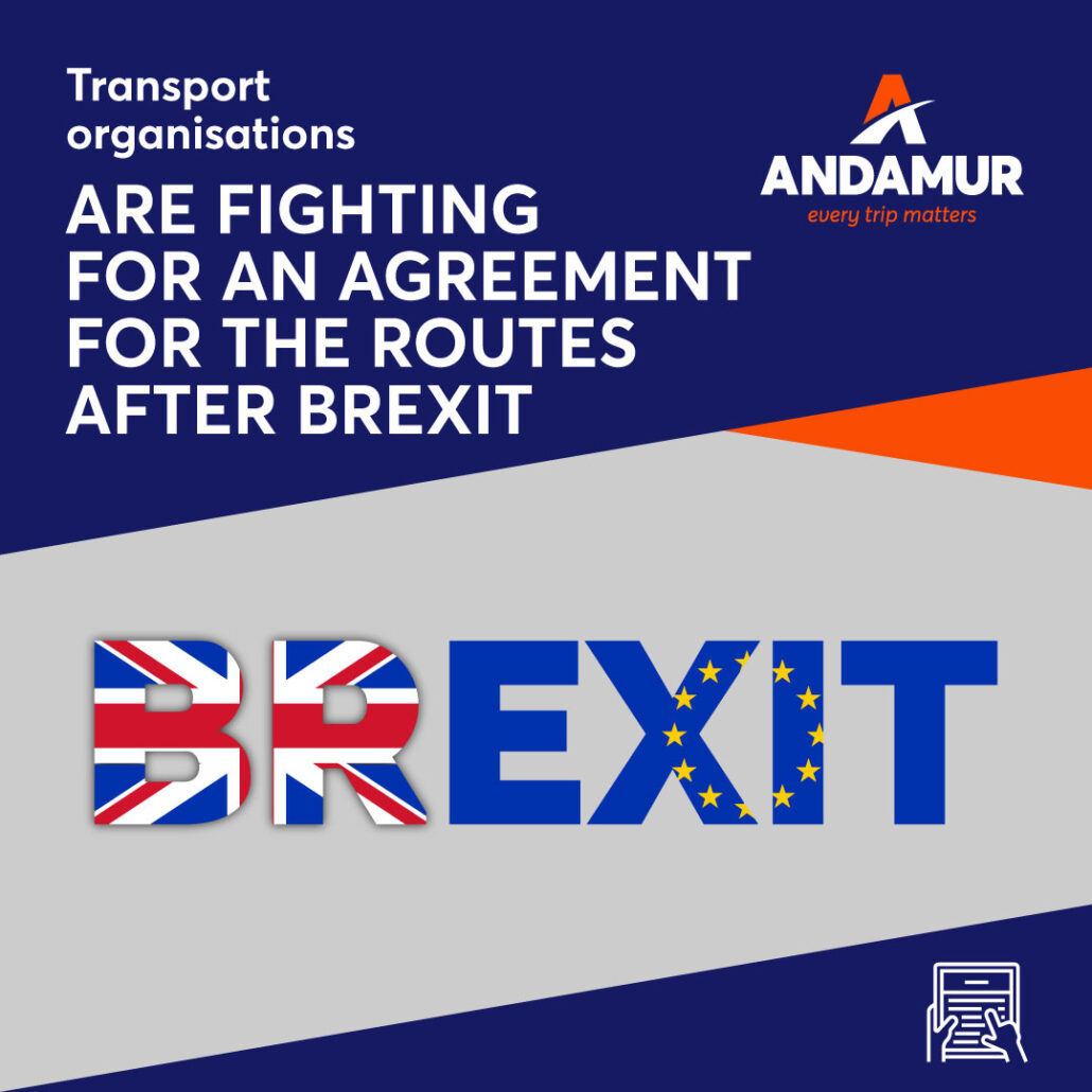 More than 30 transport organisations are fighting for an agreement for the routes after Brexit.