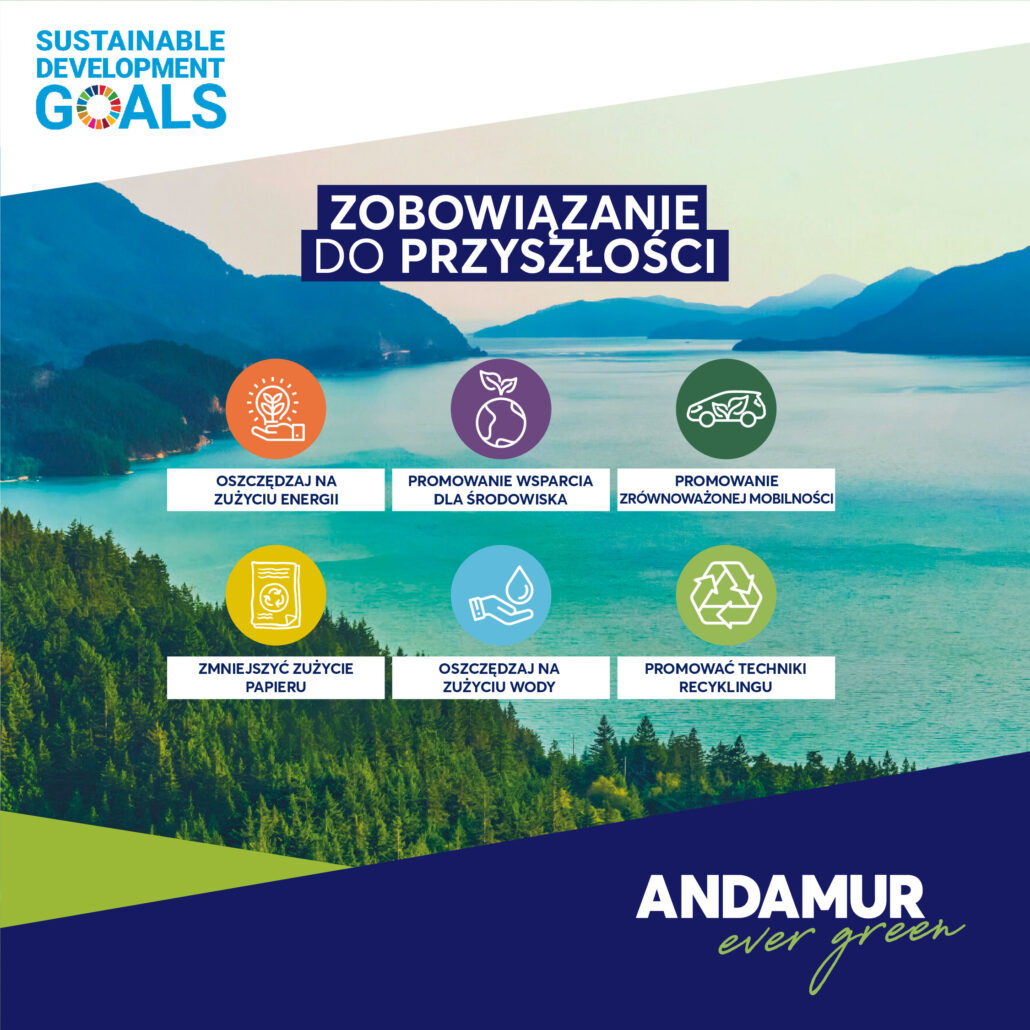 ANDAMUR ZAANGAŻOWANY W PRZYSZŁOŚĆ I W ZRÓNOWAŻONĄ MOBILNOŚĆ
