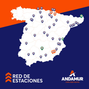 La Red Estaciones de Servicio Andamur España sigue creciendo cada año