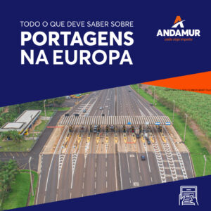 Isto é o que tem de saber sobre as portagens na Europa e os dispositivos de portagem Andamur