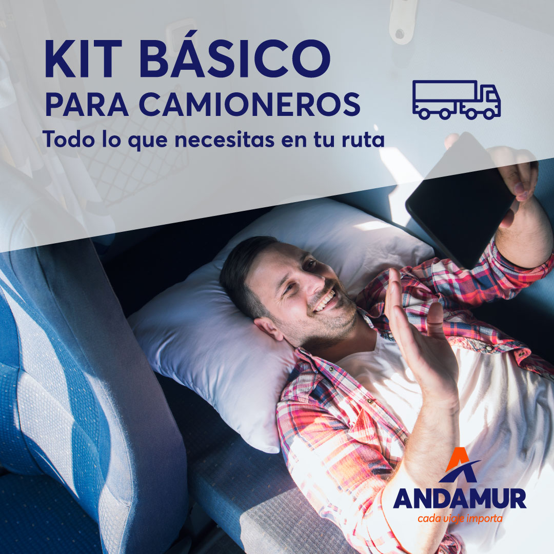 Los productos que necesitan los conductores para crear un kit básico en su camión - Andamur