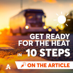 10 tips for professional drivers during the summer