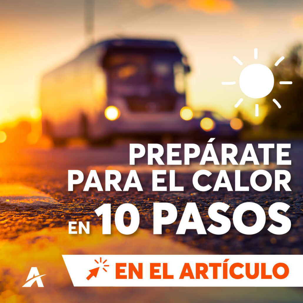 10 consejos para los conductores profesionales durante el verano
