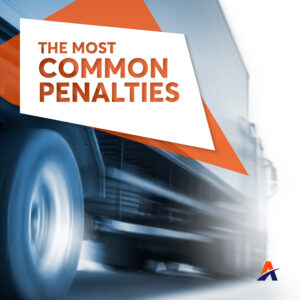 These are the most common penalties for heavy goods vehicles