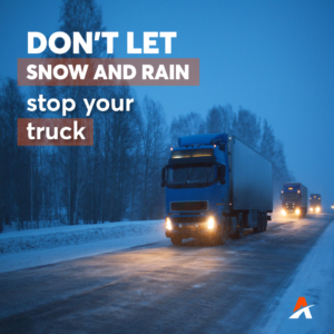 Tips on driving a truck in winter