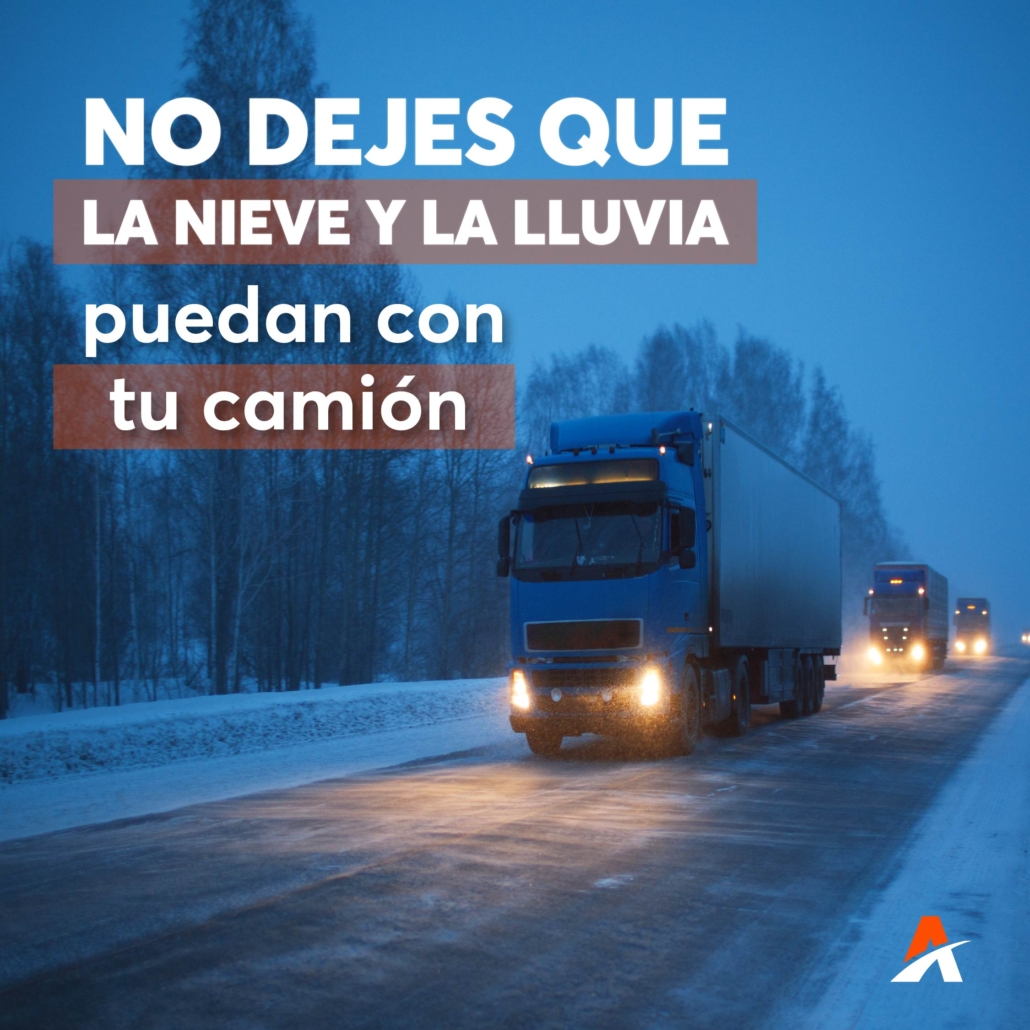 Consejos para conducir un camión en invierno