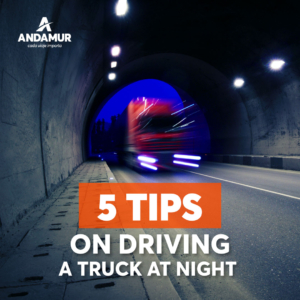 Tips on driving a truck at night