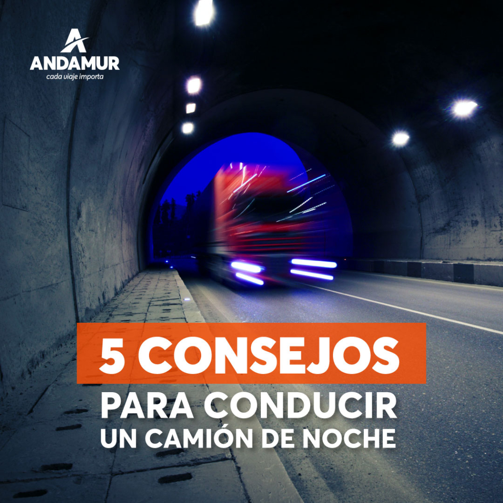 Consejos para conducir de noche un camión