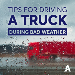Tips for driving during bad weather