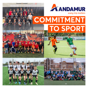 Andamur supports healthy living by sponsoring 6 sports teams