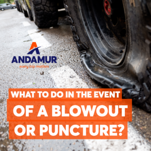 What to do in the event of a blowout or puncture