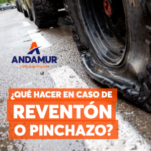 Qué hacer ante un reventón o un pinchazo