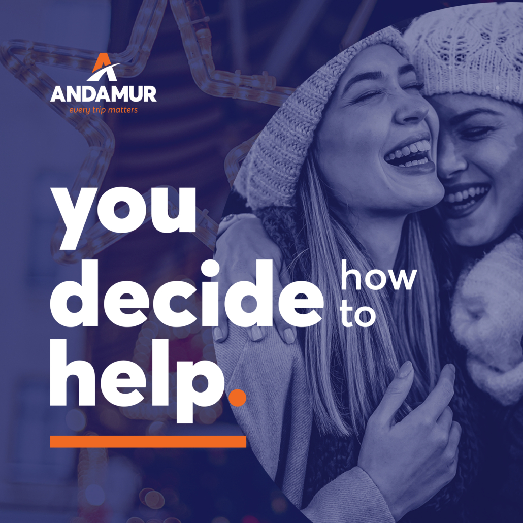 You Decide, Andamur’s solidarity campaign where customers play the leading role