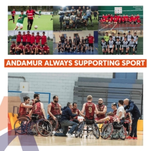 Andamur boosts its support for sport by sponsoring new sports teams