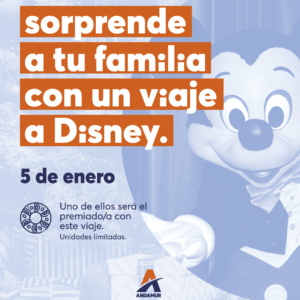 Andamur lleva la Magia de Disney a sus clientes gracias a su Roscón de Reyes Mágico