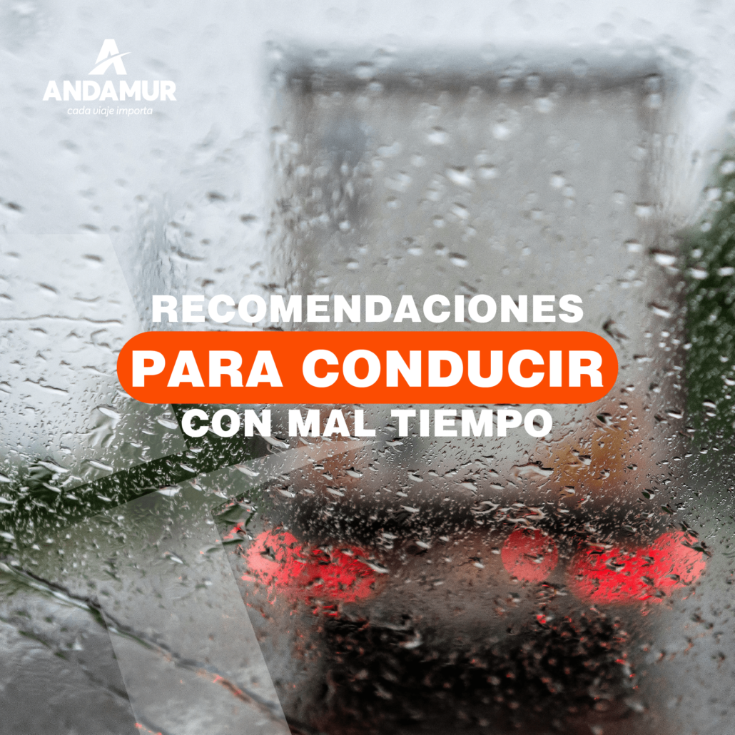 Recomendaciones para conducir un camión con mal tiempo