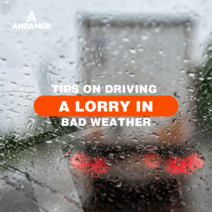 Tips on driving a lorry in bad weather