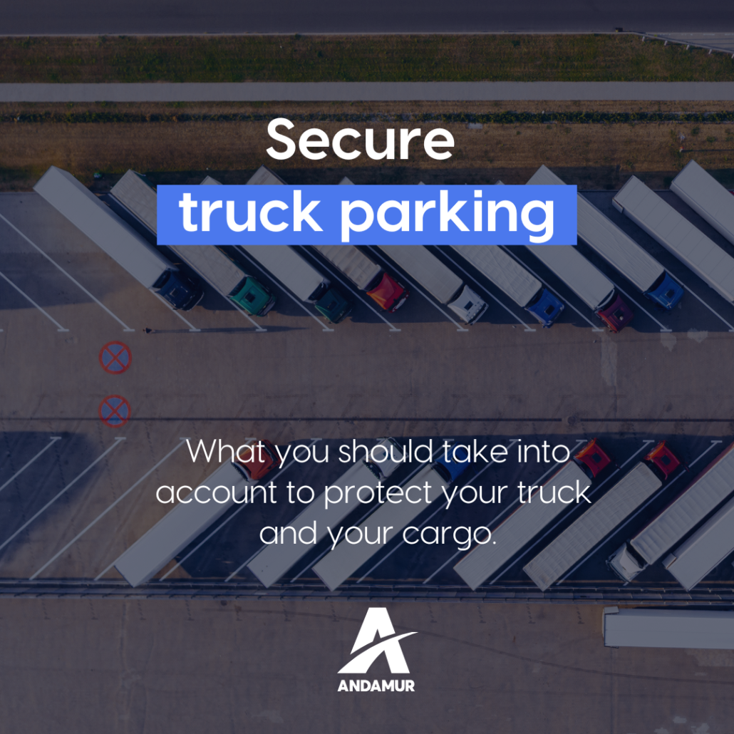 Secure Parking Lots for Trucks