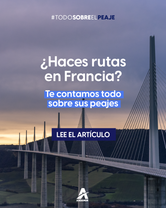 Ruta con puentes y peajes en Francia