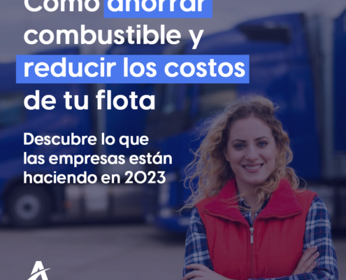 Mujer chófer ahorro combustible
