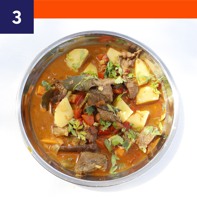 Goulash de ternera y patatas