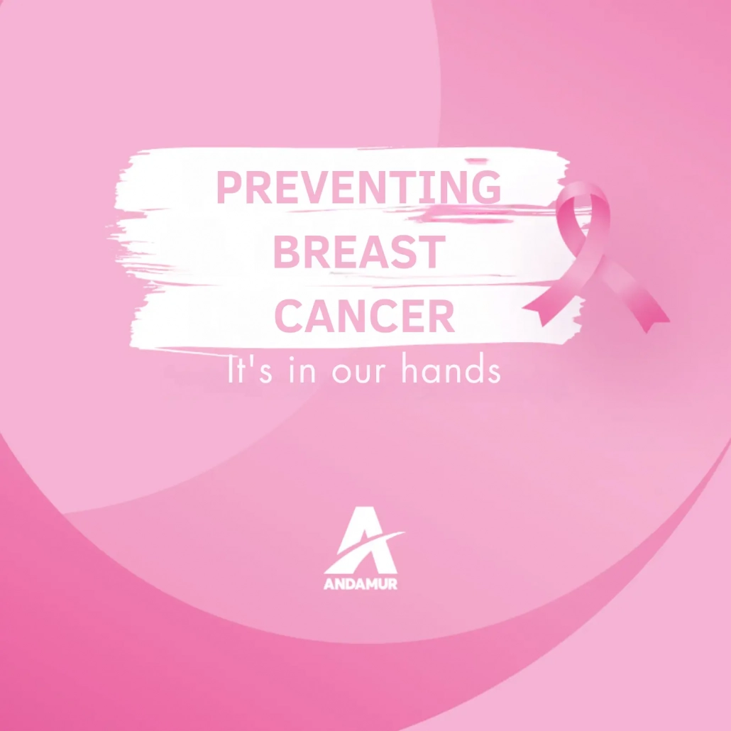 At Andamur and WOW, we join the fight against breast cancer, advocating for its prevention
