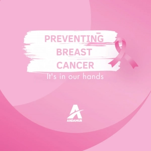 At Andamur and WOW, we join the fight against breast cancer, advocating for its prevention