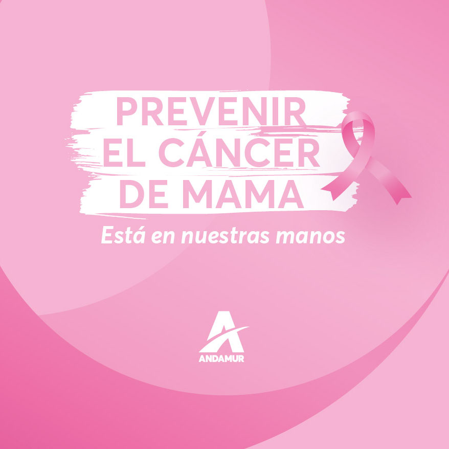 Desde Andamur y WOW nos sumamos a la lucha contra el cáncer de mama, apostando por su prevención