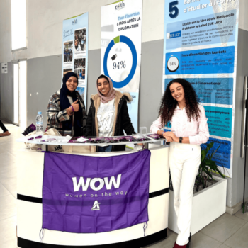 Andamur presents WOW (Women On The Way) at the ESITH engineering school of Casablanca