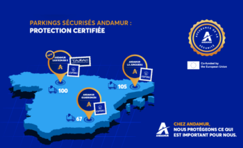 Andamur réaffirme son engagement en matière de sécurité en certifiant ses parkings aux normes européennes les plus strictes