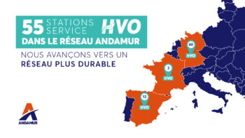 Andamur intègre le HVO dans son réseau de stations en Allemagne, en Espagne et en France