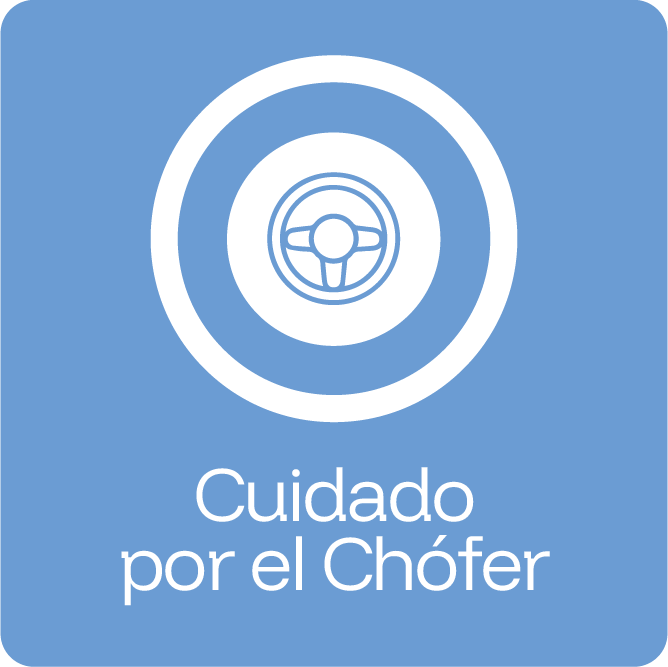 Ancla eje Cuidado por el chófer