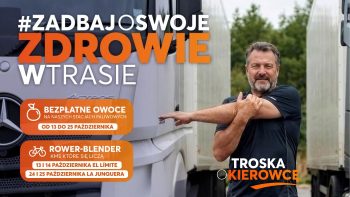 Kampania Andamur Zadbaj o swoje zdrowie w trasie: bezpłatne owoce i rowery-blendery na stacjach